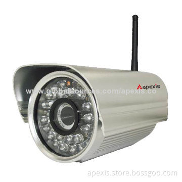Wireless P2P Waterproof Megapixel IP Camera, 1,080P Sensor, Supports IR Night Vision